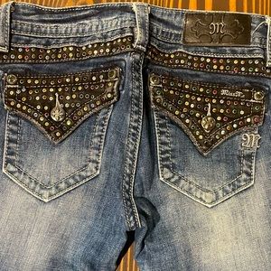Miss Me Slim Boot Cut Jeans SZ 26x34